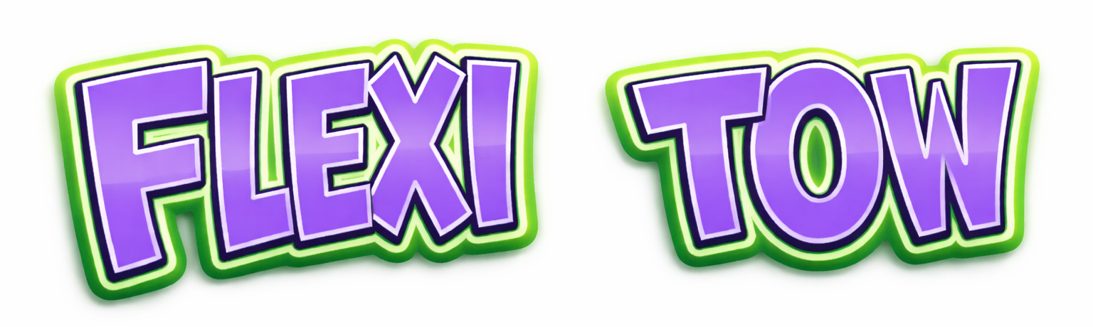 Flexitow logo in purple